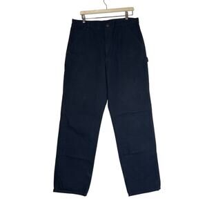 Carhartt BN0011 Loose Fit Washed Duck Utility Work Pants 35x34 Mens Workwear
